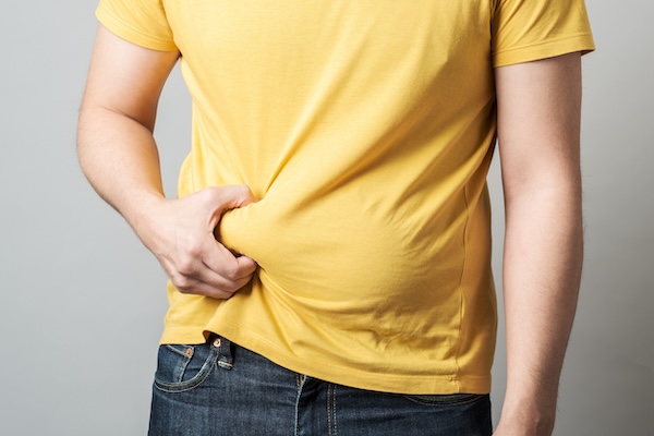 Man Holding Stomach